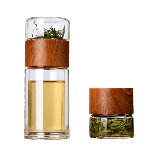Infusor de Té Portátil de Cristal