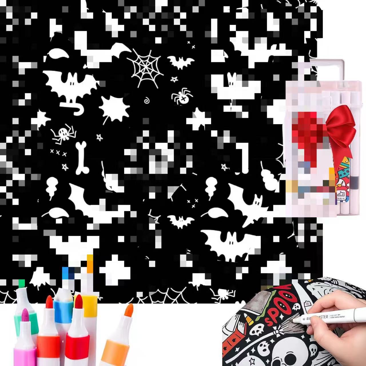 Manta para colorear DIY