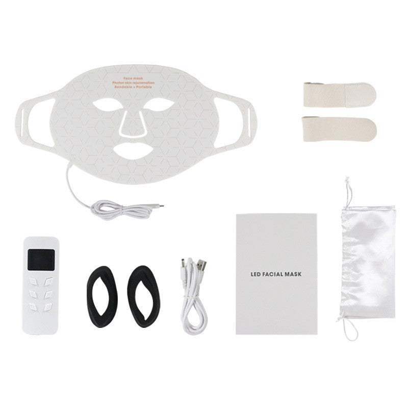 Máscara Facial de Terapia de Luz Roja