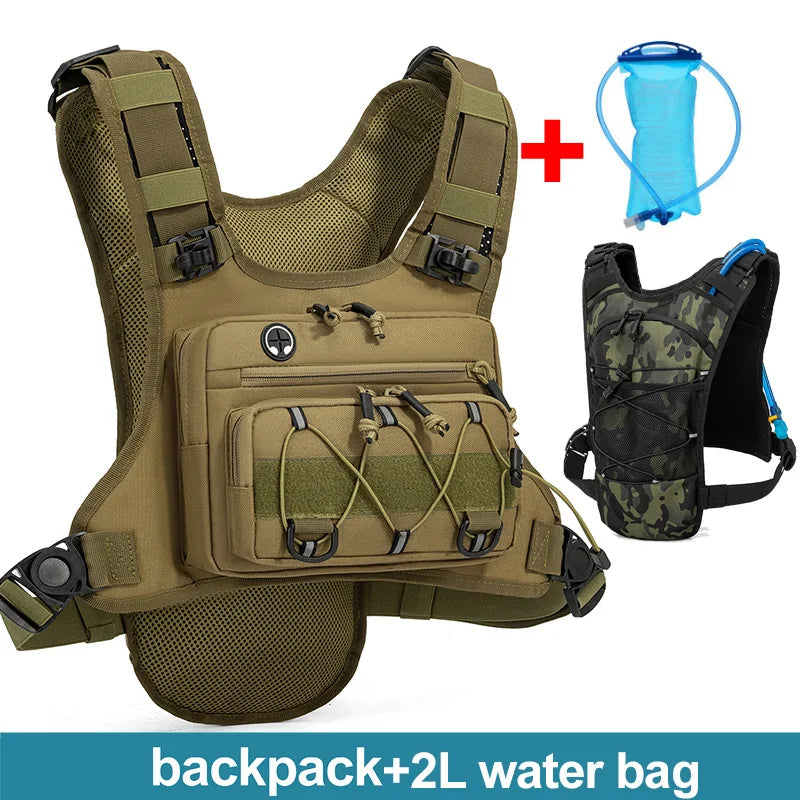 Chaleco de hidratación tipo mochila