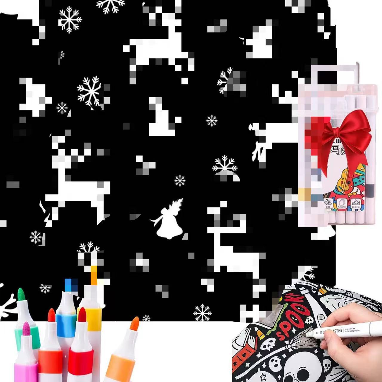 Manta para colorear DIY
