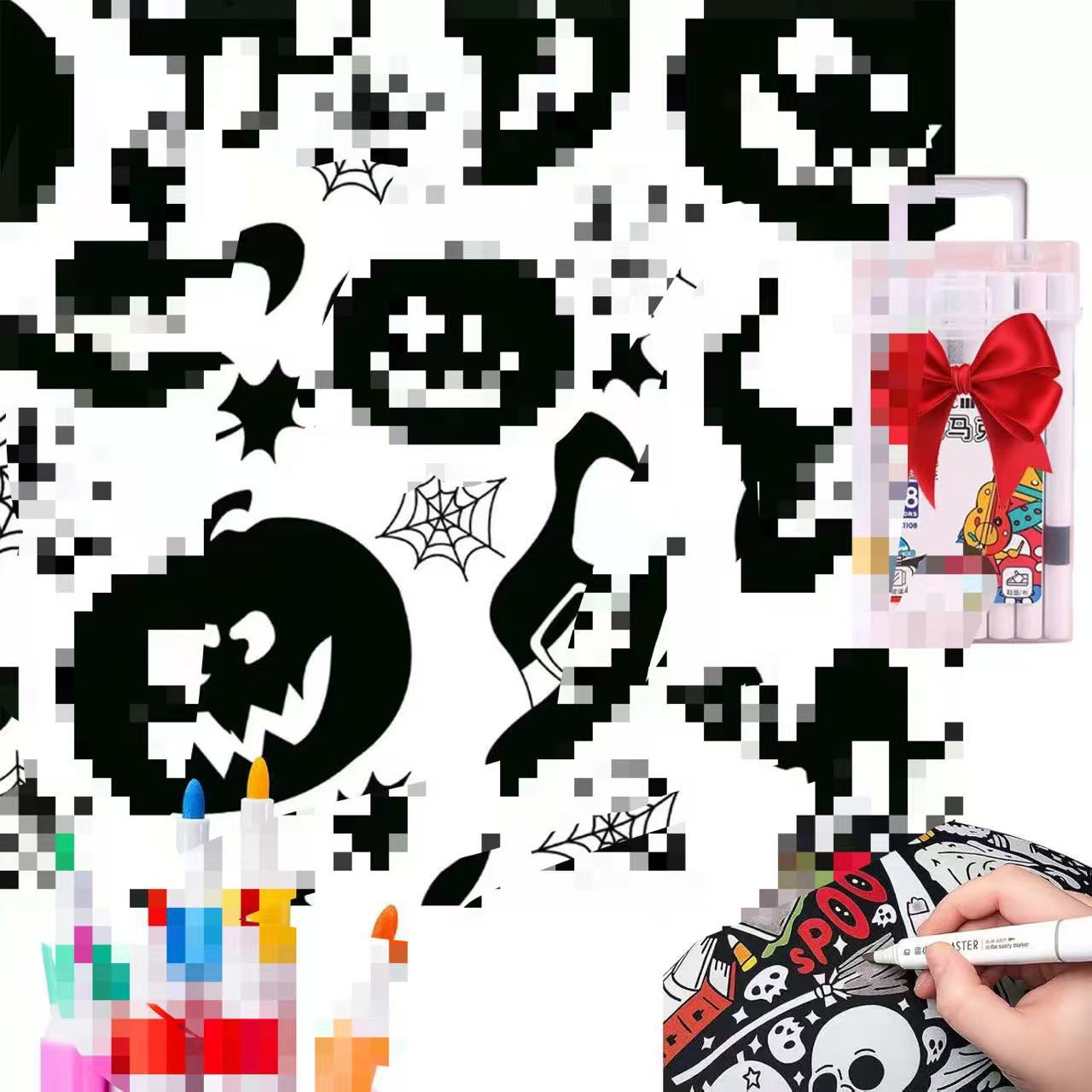 Manta para colorear DIY
