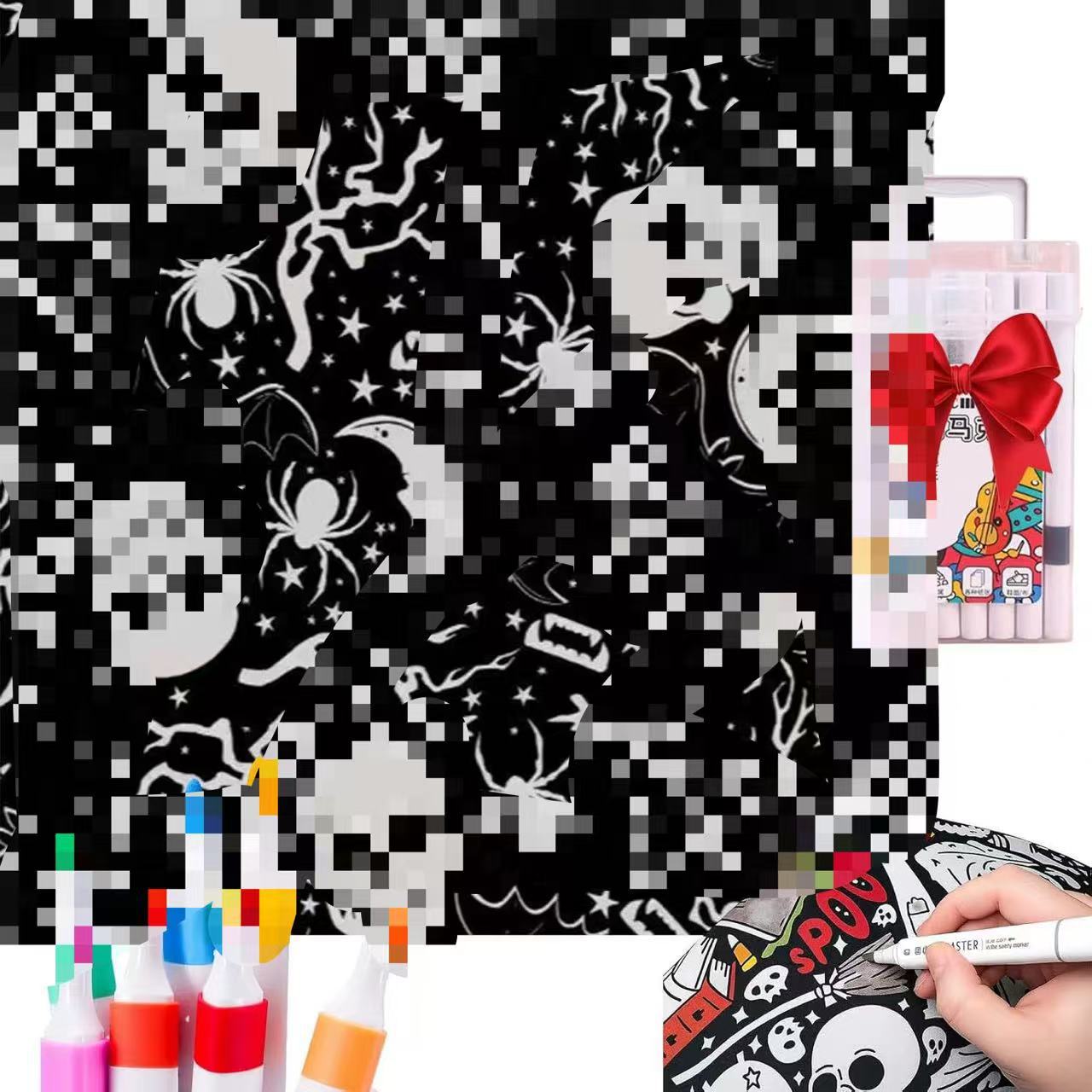 Manta para colorear DIY