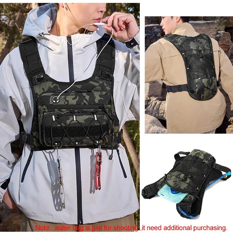 Chaleco de hidratación tipo mochila