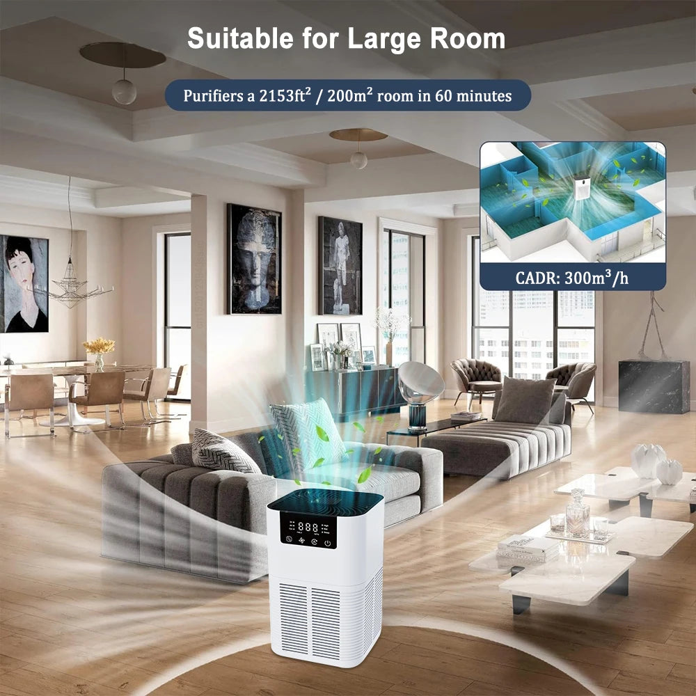 Purificador de aire doméstico con filtro HEPA