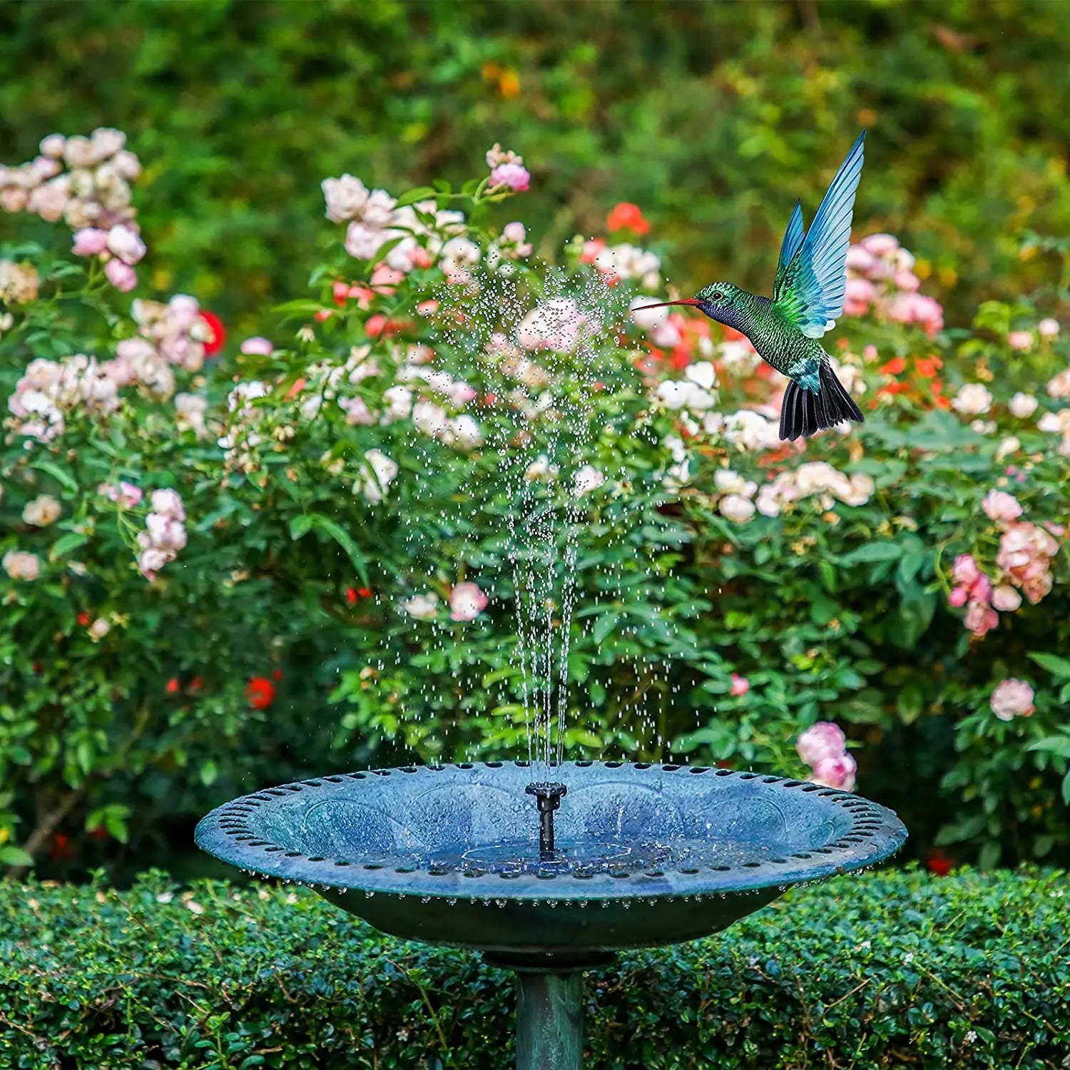 Fuente de agua solar