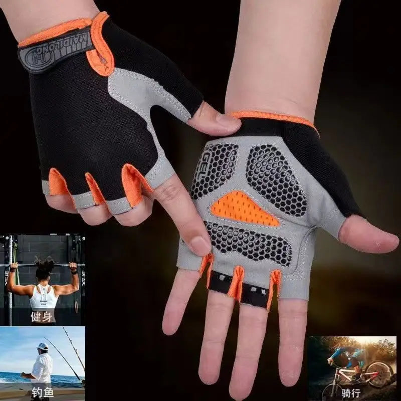 Guantes de gimnasio sin dedos