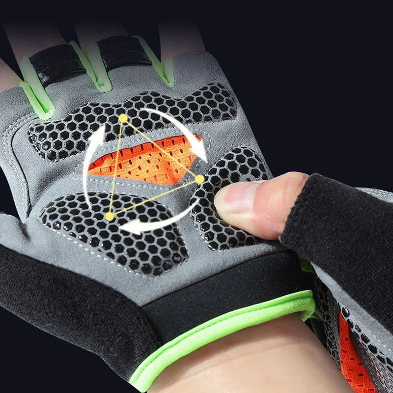Guantes de gimnasio sin dedos