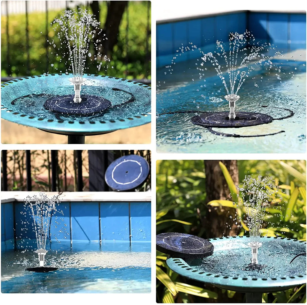 Fuente de agua solar