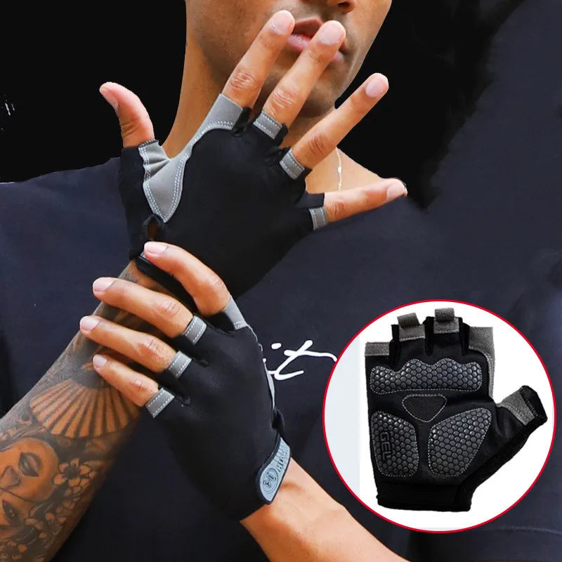 Guantes de gimnasio sin dedos