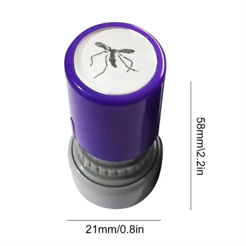Sello gracioso de mosquitos
