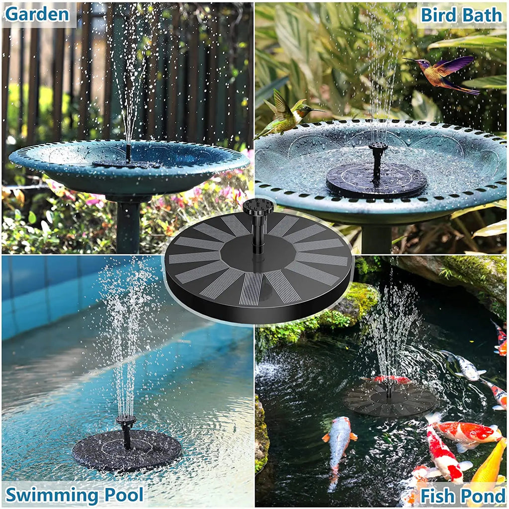 Fuente de agua solar