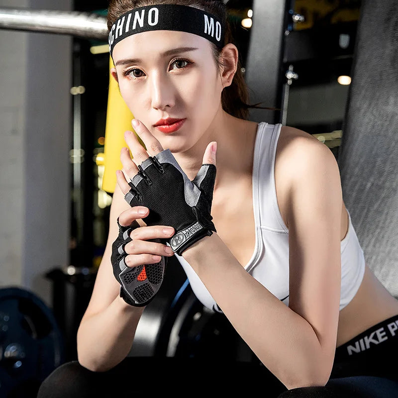 Guantes de gimnasio sin dedos