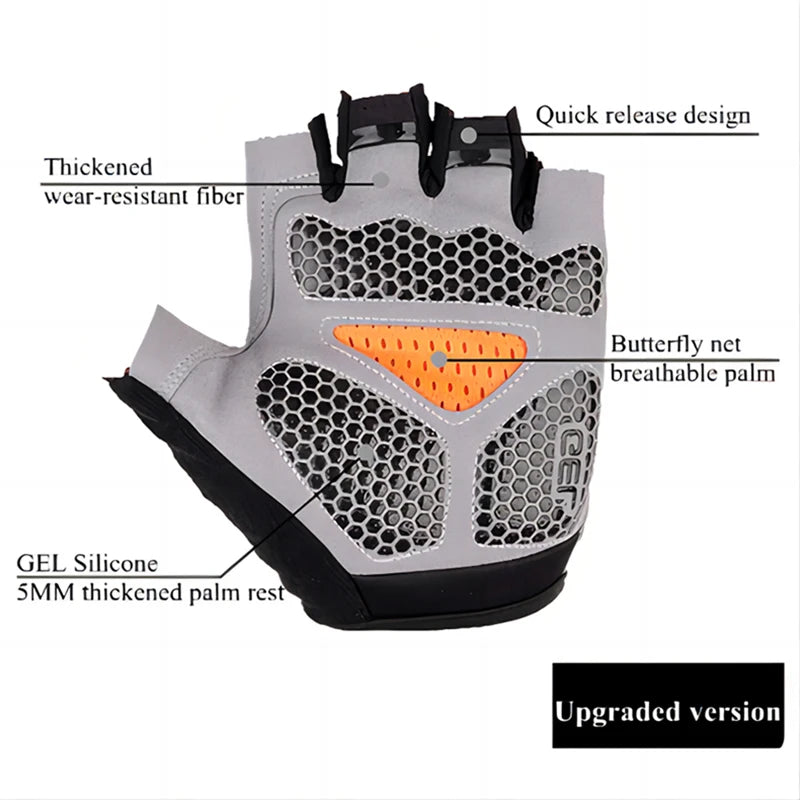 Guantes de gimnasio sin dedos