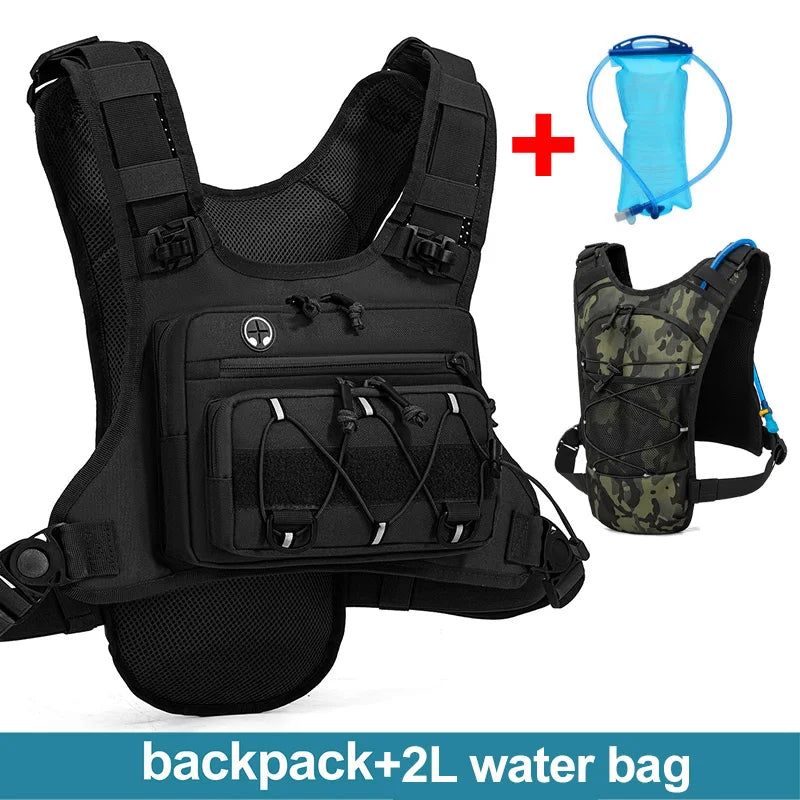 Chaleco de hidratación tipo mochila