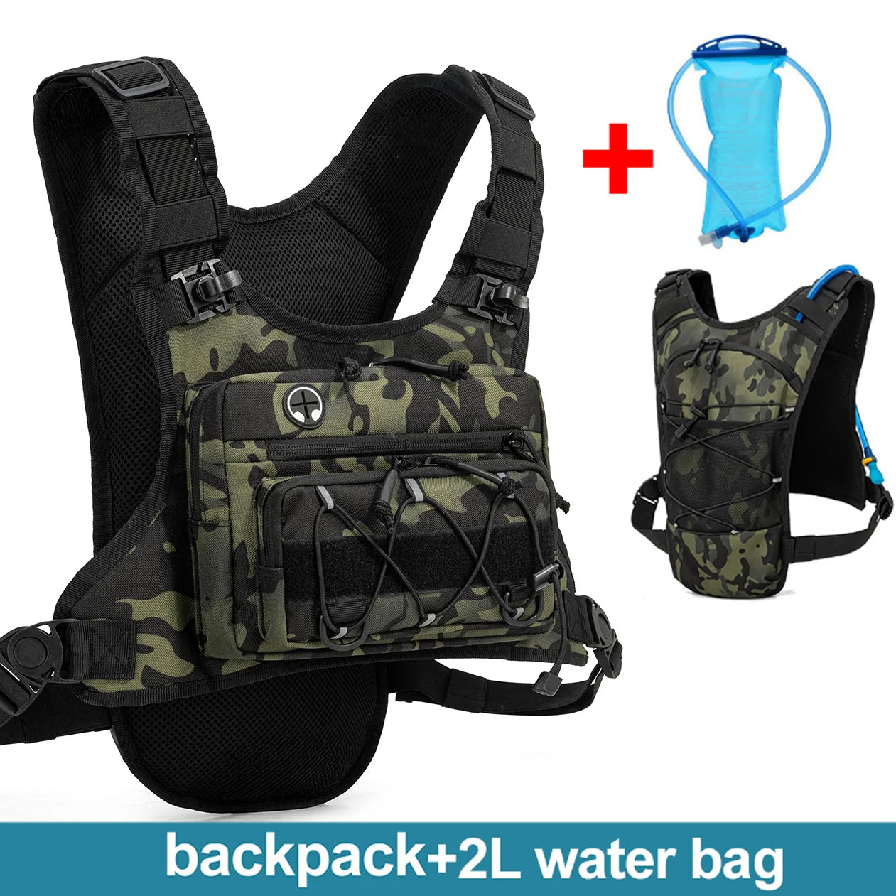 Chaleco de hidratación tipo mochila