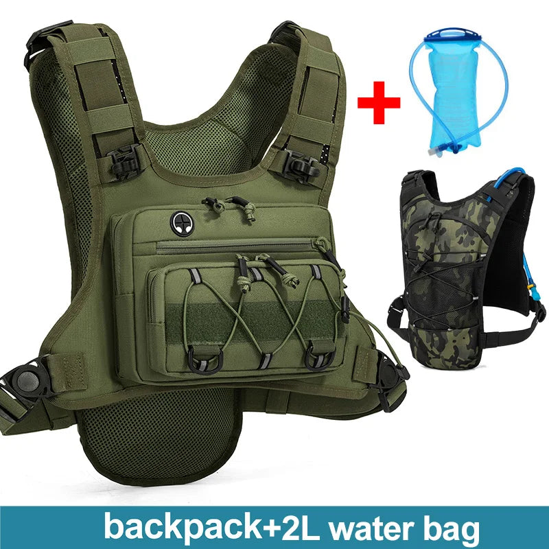 Chaleco de hidratación tipo mochila