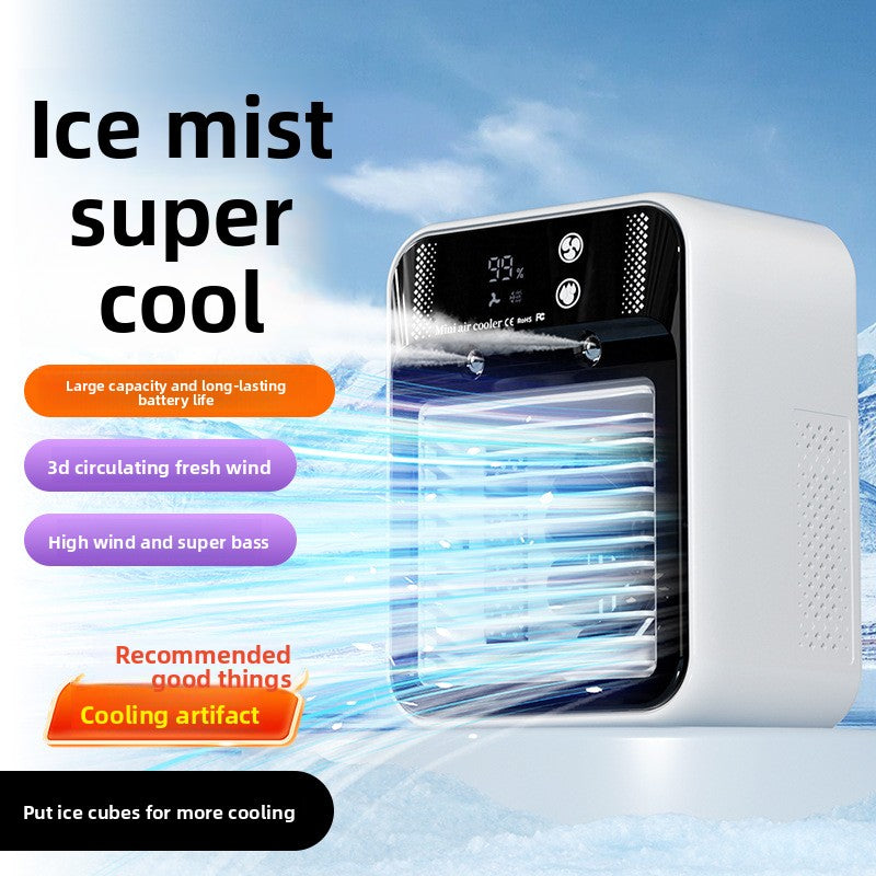 USB Rechargeable Mini Air Cooler with Humidifier